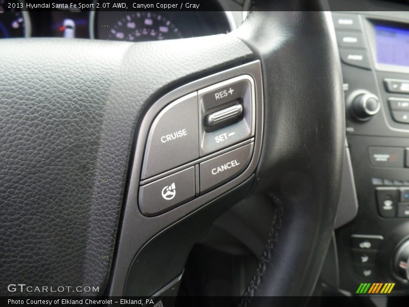 Canyon Copper / Gray 2013 Hyundai Santa Fe Sport 2.0T AWD