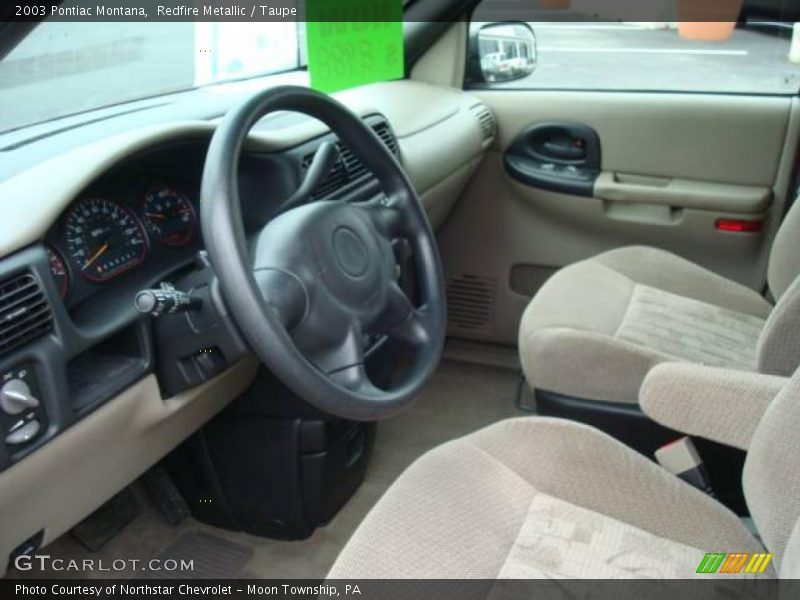 Redfire Metallic / Taupe 2003 Pontiac Montana
