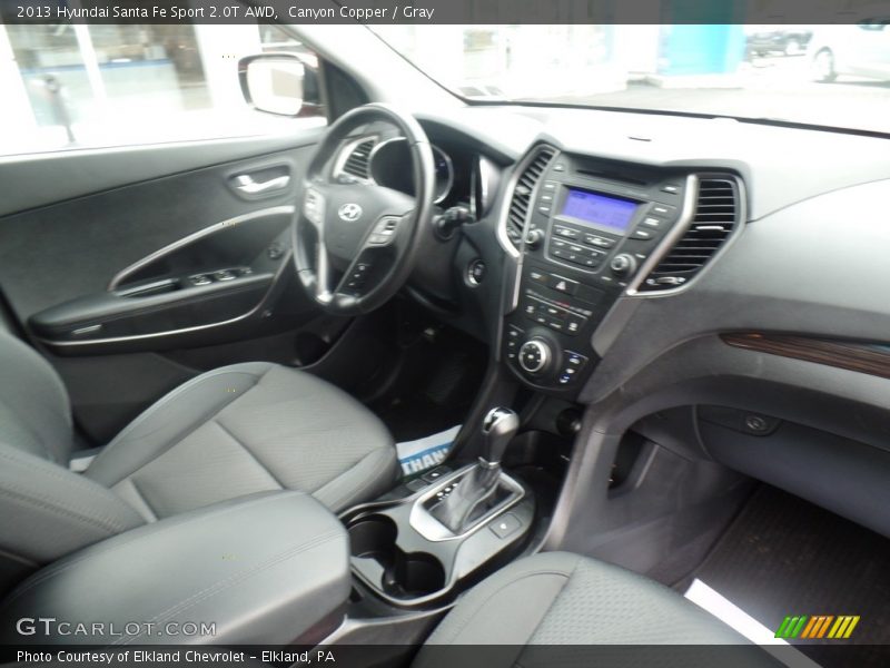 Canyon Copper / Gray 2013 Hyundai Santa Fe Sport 2.0T AWD