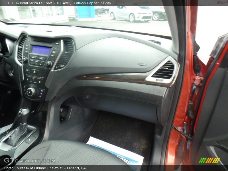 Canyon Copper / Gray 2013 Hyundai Santa Fe Sport 2.0T AWD