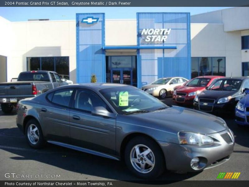 Greystone Metallic / Dark Pewter 2004 Pontiac Grand Prix GT Sedan