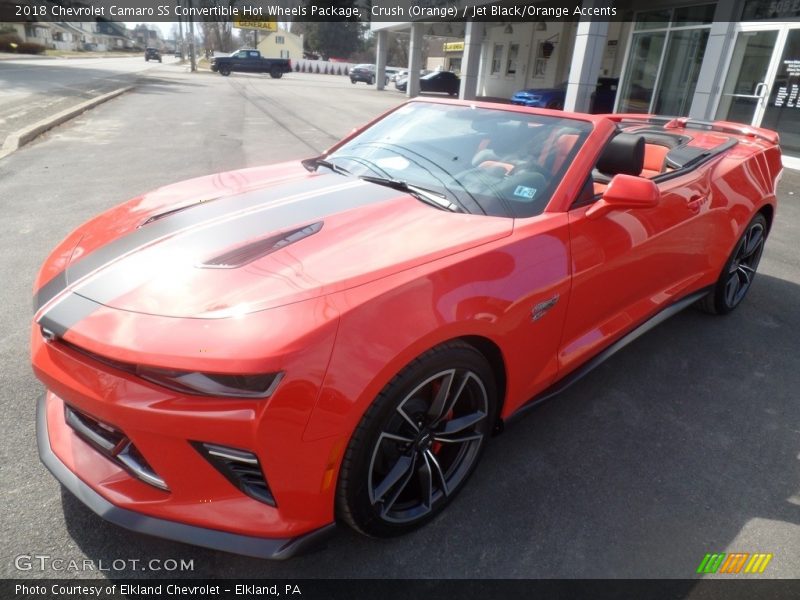 Front 3/4 View of 2018 Camaro SS Convertible Hot Wheels Package
