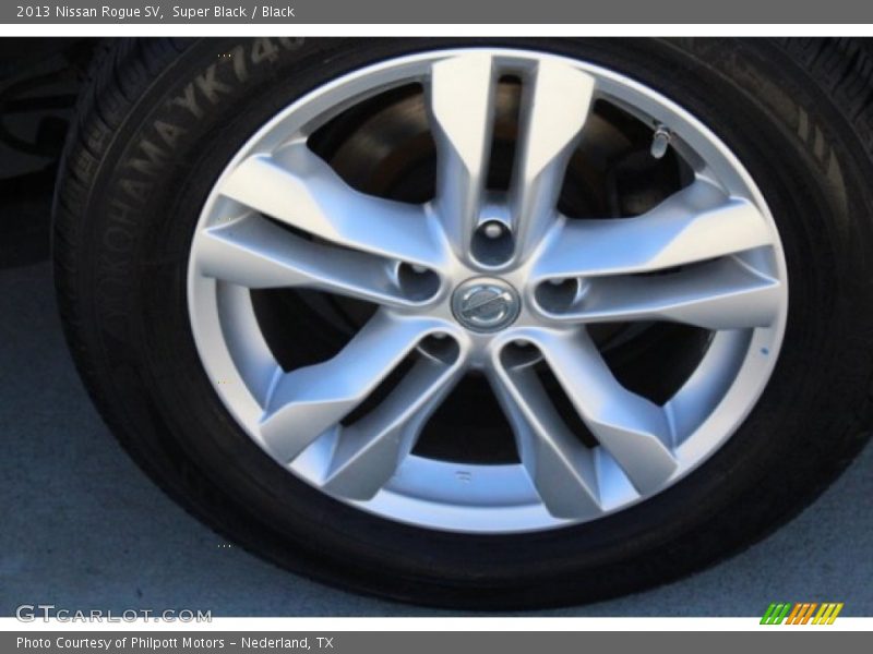 Super Black / Black 2013 Nissan Rogue SV