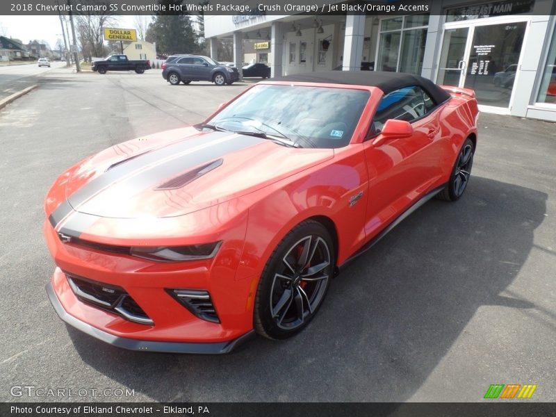  2018 Camaro SS Convertible Hot Wheels Package Crush (Orange)