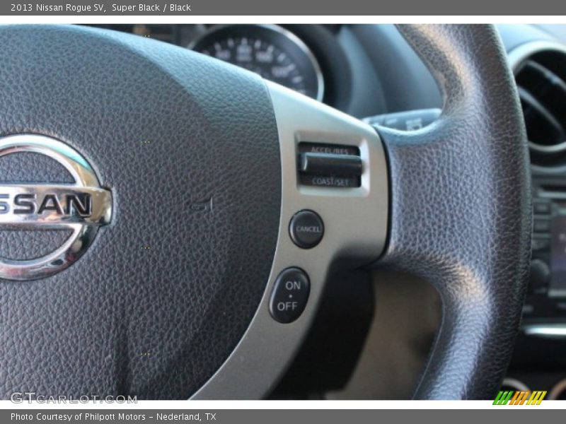 Super Black / Black 2013 Nissan Rogue SV