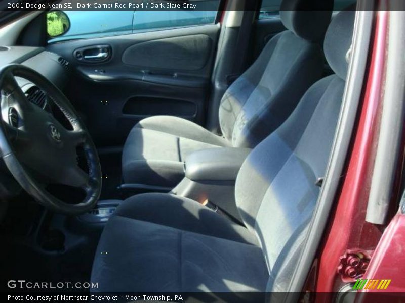 Dark Garnet Red Pearl / Dark Slate Gray 2001 Dodge Neon SE