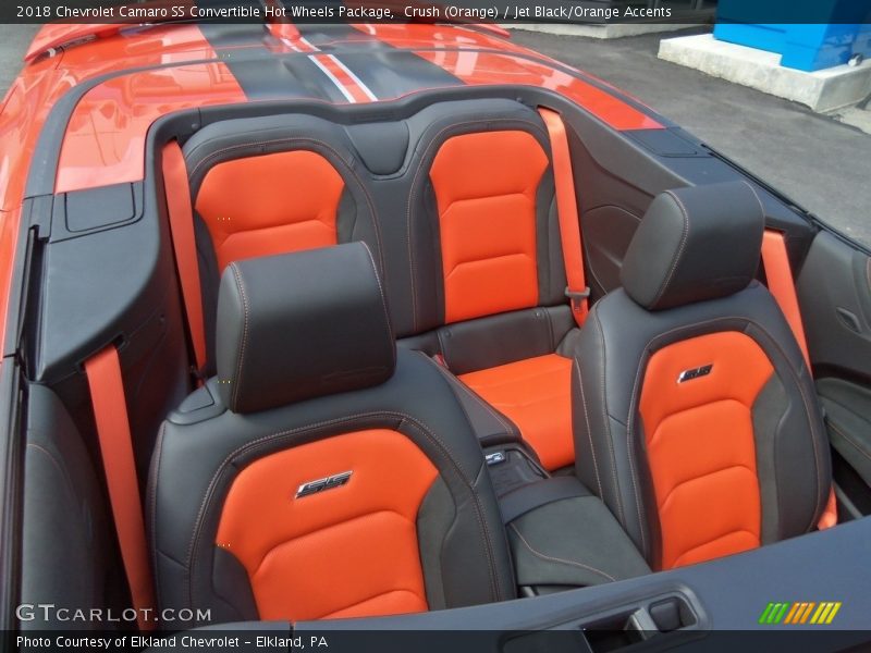 Crush (Orange) / Jet Black/Orange Accents 2018 Chevrolet Camaro SS Convertible Hot Wheels Package