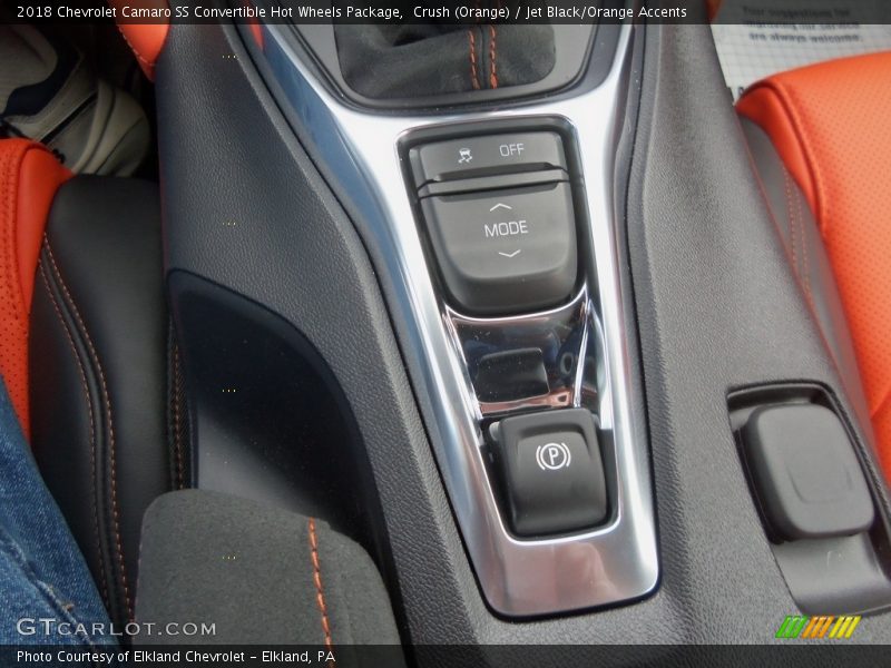 Crush (Orange) / Jet Black/Orange Accents 2018 Chevrolet Camaro SS Convertible Hot Wheels Package