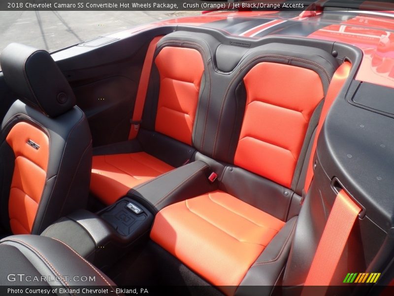 Crush (Orange) / Jet Black/Orange Accents 2018 Chevrolet Camaro SS Convertible Hot Wheels Package