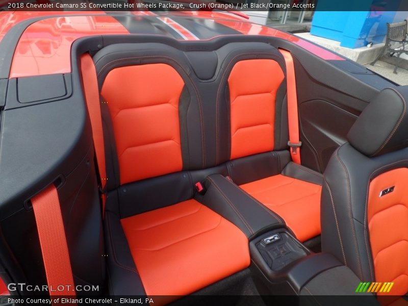 Crush (Orange) / Jet Black/Orange Accents 2018 Chevrolet Camaro SS Convertible Hot Wheels Package