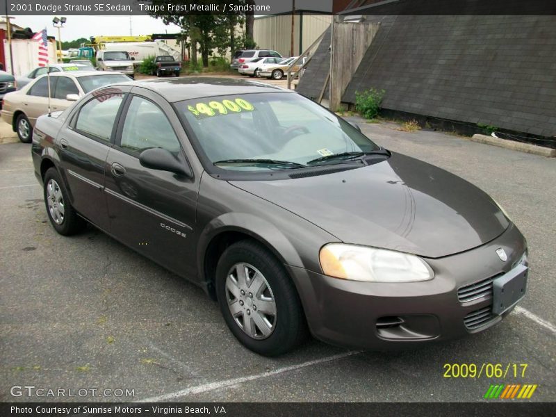 Taupe Frost Metallic / Sandstone 2001 Dodge Stratus SE Sedan