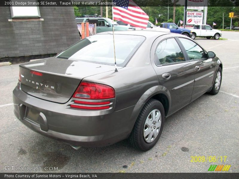 Taupe Frost Metallic / Sandstone 2001 Dodge Stratus SE Sedan