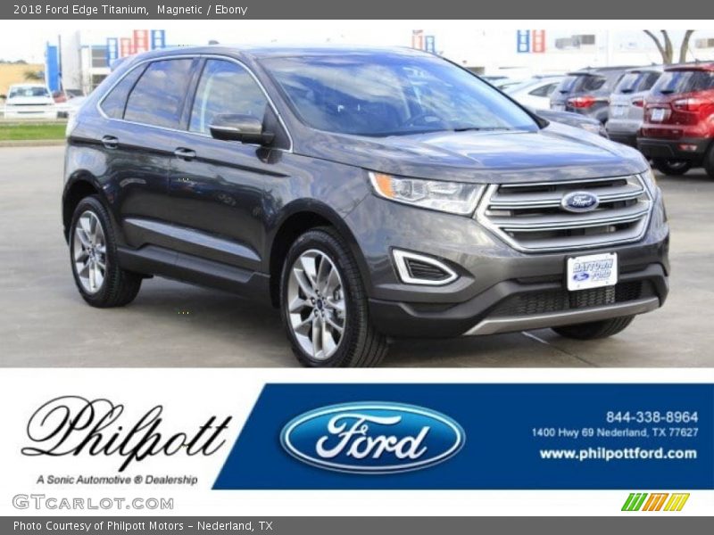 Magnetic / Ebony 2018 Ford Edge Titanium