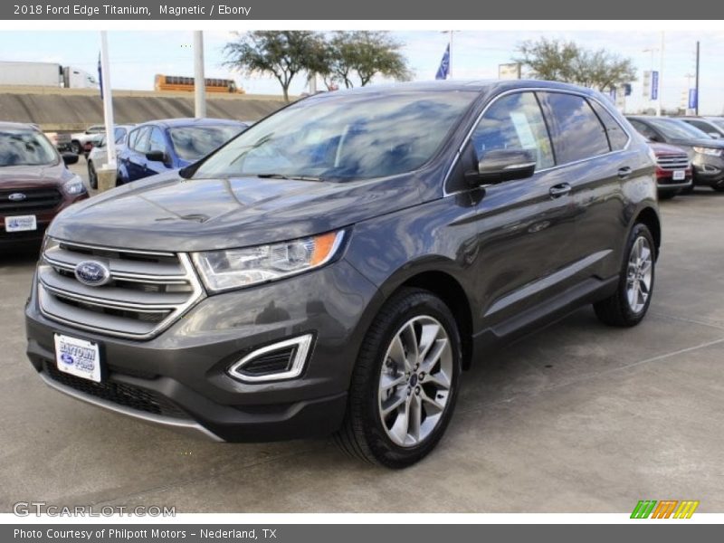 Magnetic / Ebony 2018 Ford Edge Titanium