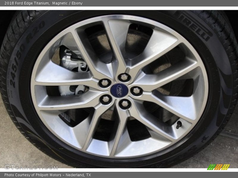 Magnetic / Ebony 2018 Ford Edge Titanium