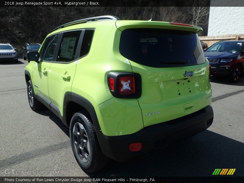 Hypergreen / Black 2018 Jeep Renegade Sport 4x4