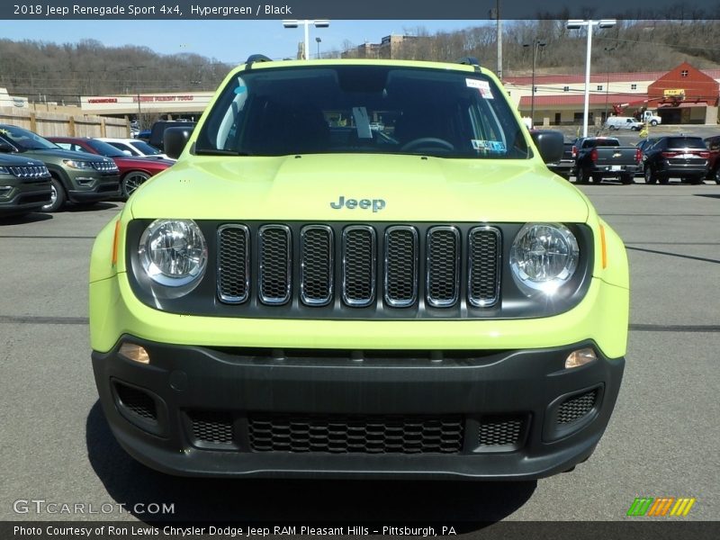 Hypergreen / Black 2018 Jeep Renegade Sport 4x4