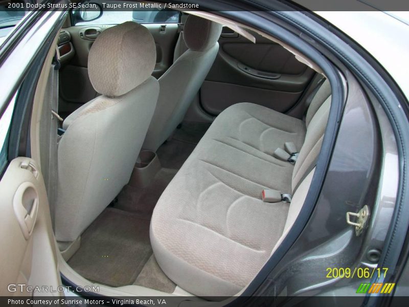 Taupe Frost Metallic / Sandstone 2001 Dodge Stratus SE Sedan
