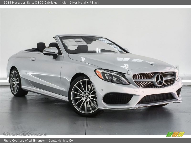 Iridium Silver Metallic / Black 2018 Mercedes-Benz C 300 Cabriolet