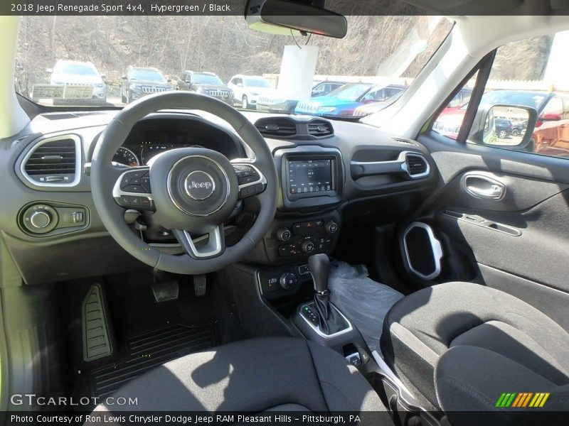 Hypergreen / Black 2018 Jeep Renegade Sport 4x4