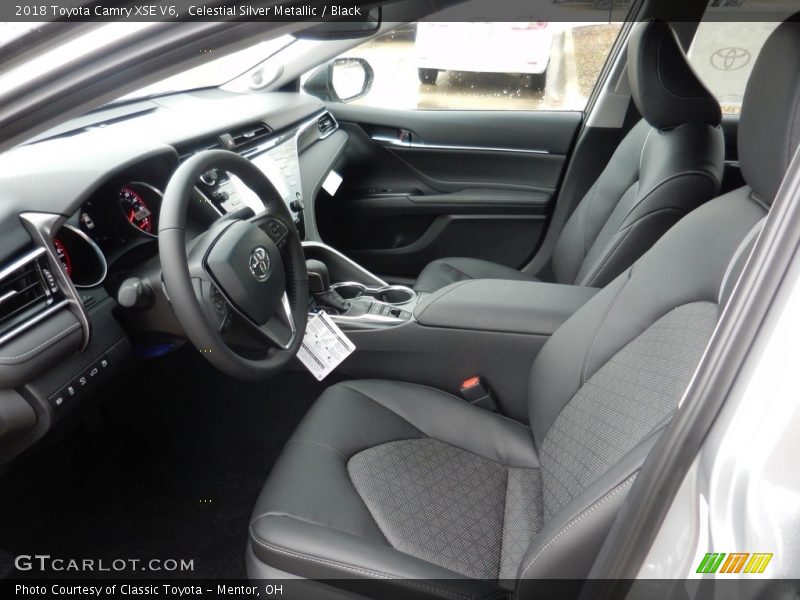 Celestial Silver Metallic / Black 2018 Toyota Camry XSE V6