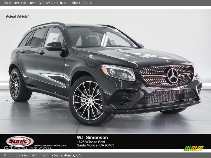 Black / Black 2018 Mercedes-Benz GLC AMG 43 4Matic