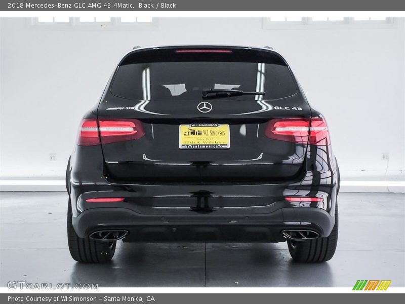 Black / Black 2018 Mercedes-Benz GLC AMG 43 4Matic