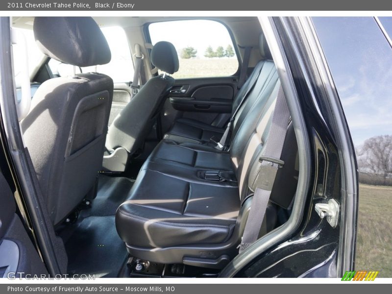 Rear Seat of 2011 Tahoe Police