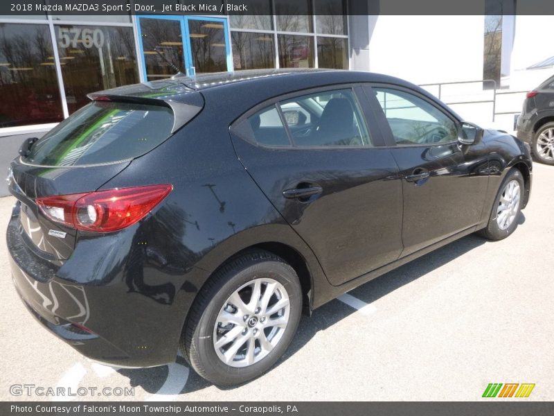 Jet Black Mica / Black 2018 Mazda MAZDA3 Sport 5 Door