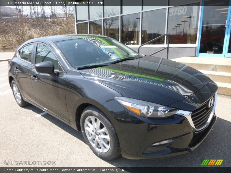 Jet Black Mica / Black 2018 Mazda MAZDA3 Sport 5 Door