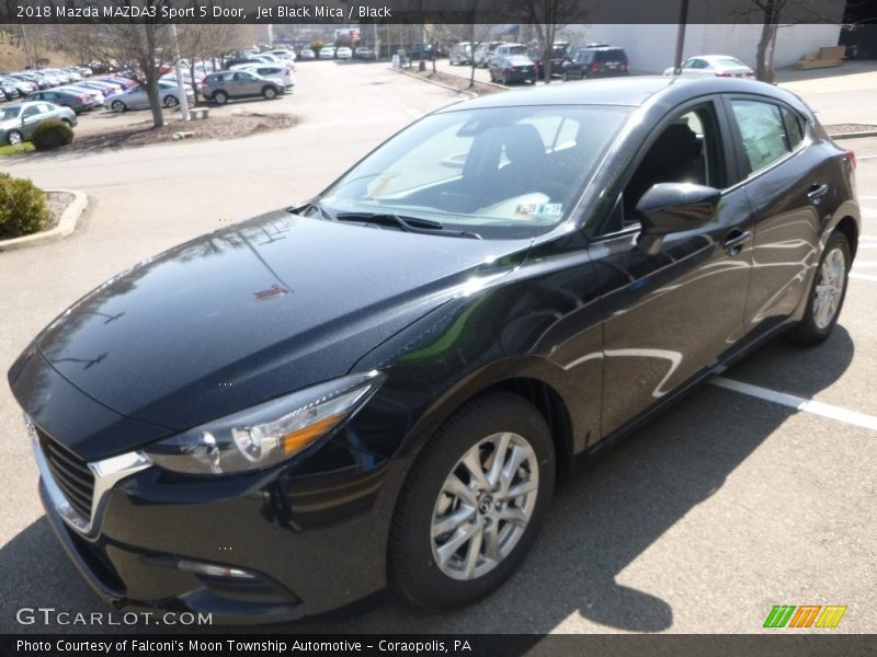 Jet Black Mica / Black 2018 Mazda MAZDA3 Sport 5 Door