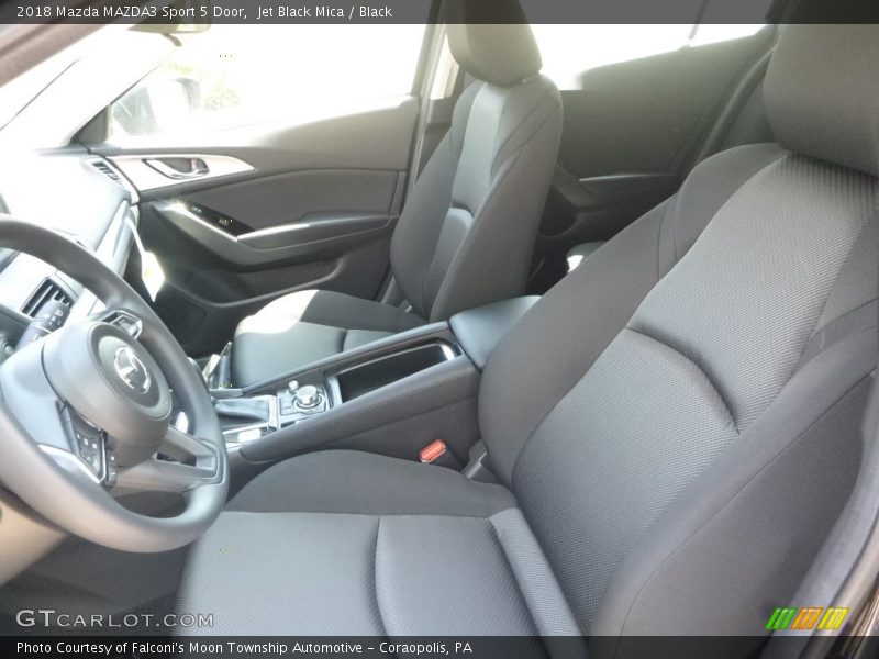 Jet Black Mica / Black 2018 Mazda MAZDA3 Sport 5 Door