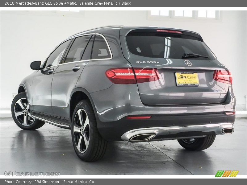 Selenite Grey Metallic / Black 2018 Mercedes-Benz GLC 350e 4Matic