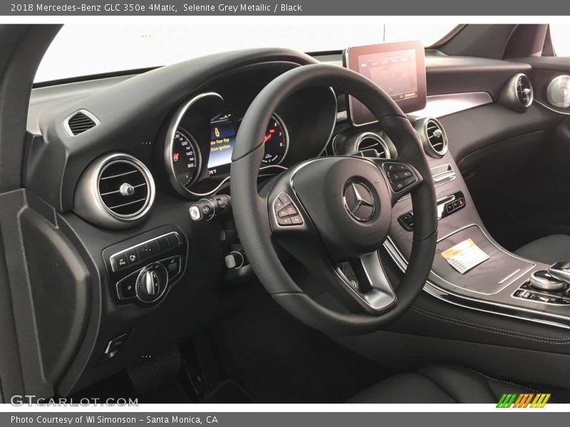 Selenite Grey Metallic / Black 2018 Mercedes-Benz GLC 350e 4Matic