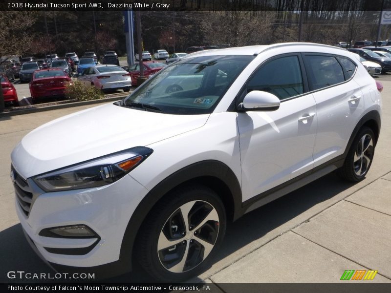 Front 3/4 View of 2018 Tucson Sport AWD
