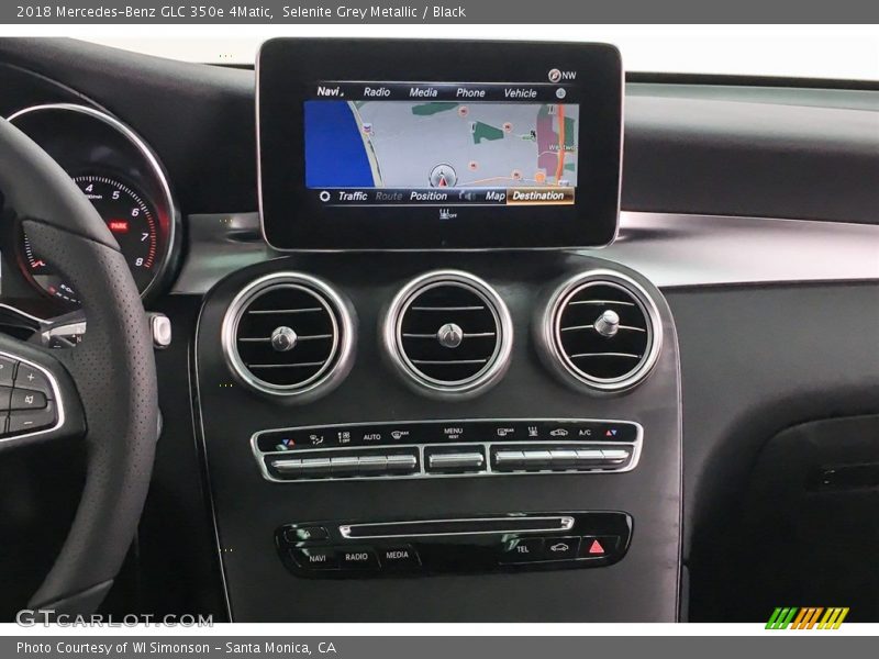 Selenite Grey Metallic / Black 2018 Mercedes-Benz GLC 350e 4Matic