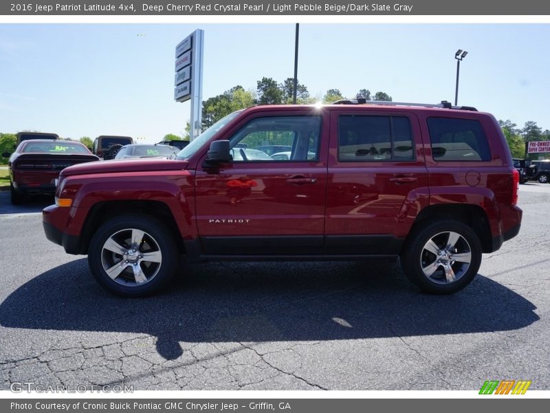 Deep Cherry Red Crystal Pearl / Light Pebble Beige/Dark Slate Gray 2016 Jeep Patriot Latitude 4x4