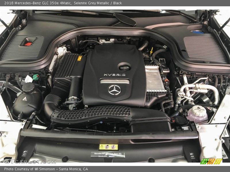 Selenite Grey Metallic / Black 2018 Mercedes-Benz GLC 350e 4Matic