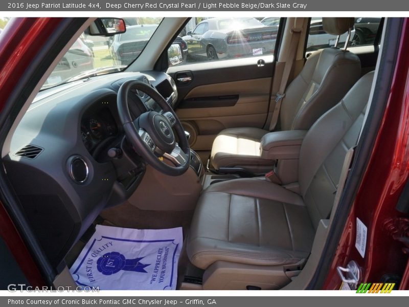 Deep Cherry Red Crystal Pearl / Light Pebble Beige/Dark Slate Gray 2016 Jeep Patriot Latitude 4x4