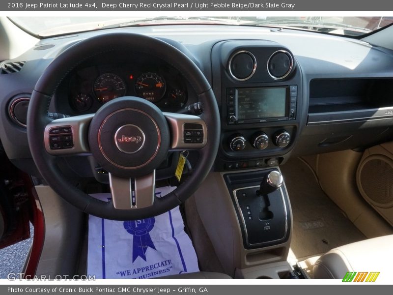 Deep Cherry Red Crystal Pearl / Light Pebble Beige/Dark Slate Gray 2016 Jeep Patriot Latitude 4x4