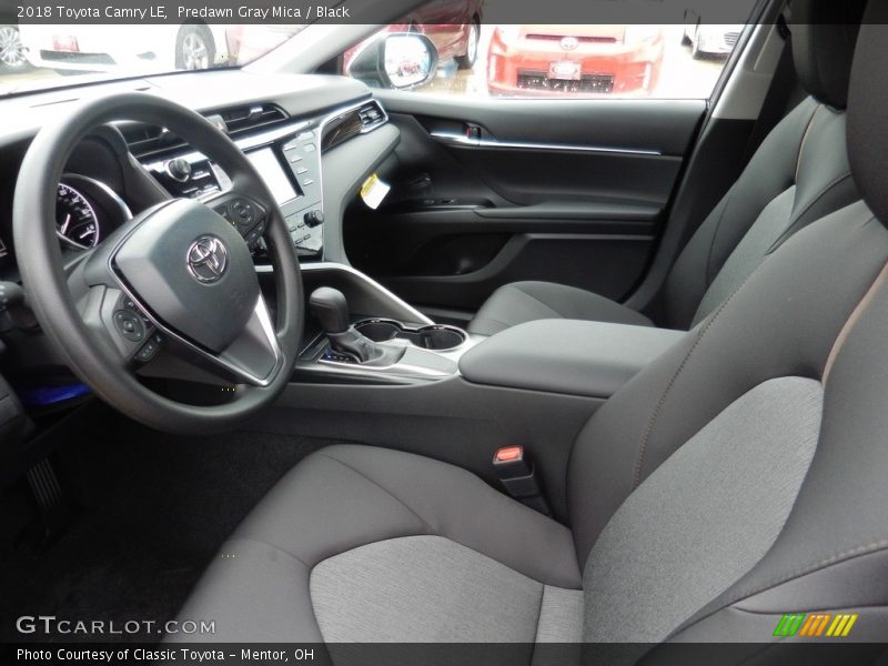 Predawn Gray Mica / Black 2018 Toyota Camry LE