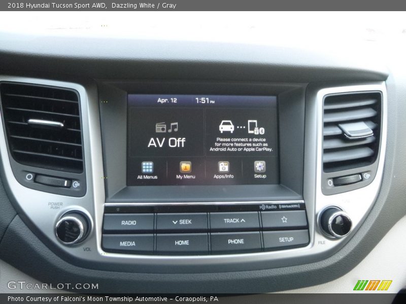 Controls of 2018 Tucson Sport AWD