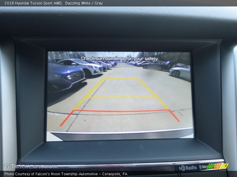 Dazzling White / Gray 2018 Hyundai Tucson Sport AWD