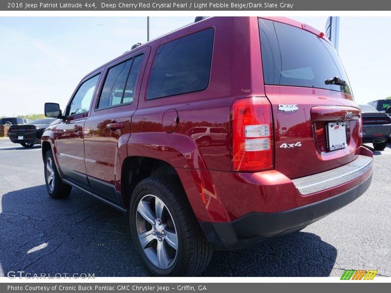 Deep Cherry Red Crystal Pearl / Light Pebble Beige/Dark Slate Gray 2016 Jeep Patriot Latitude 4x4
