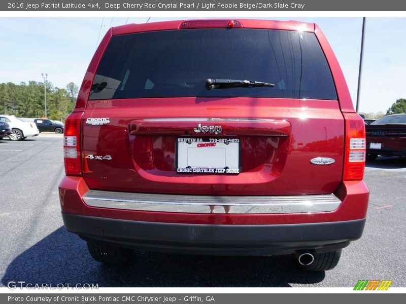 Deep Cherry Red Crystal Pearl / Light Pebble Beige/Dark Slate Gray 2016 Jeep Patriot Latitude 4x4