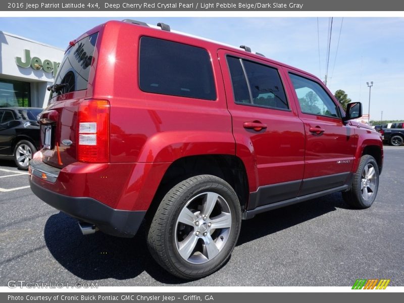 Deep Cherry Red Crystal Pearl / Light Pebble Beige/Dark Slate Gray 2016 Jeep Patriot Latitude 4x4