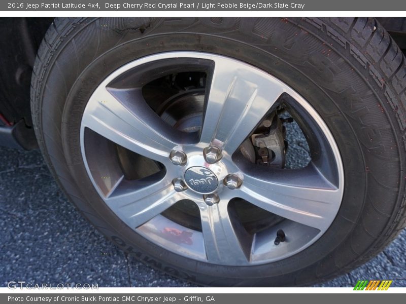 Deep Cherry Red Crystal Pearl / Light Pebble Beige/Dark Slate Gray 2016 Jeep Patriot Latitude 4x4