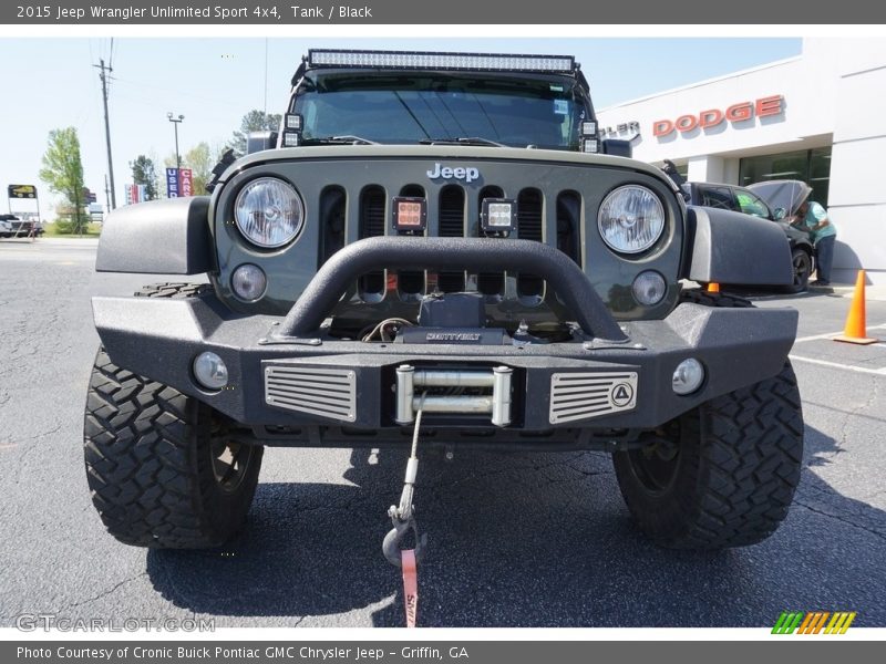 Tank / Black 2015 Jeep Wrangler Unlimited Sport 4x4