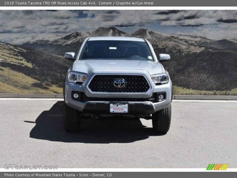 Cement / Graphite w/Gun Metal 2018 Toyota Tacoma TRD Off Road Access Cab 4x4