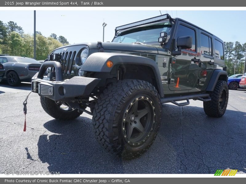 Tank / Black 2015 Jeep Wrangler Unlimited Sport 4x4